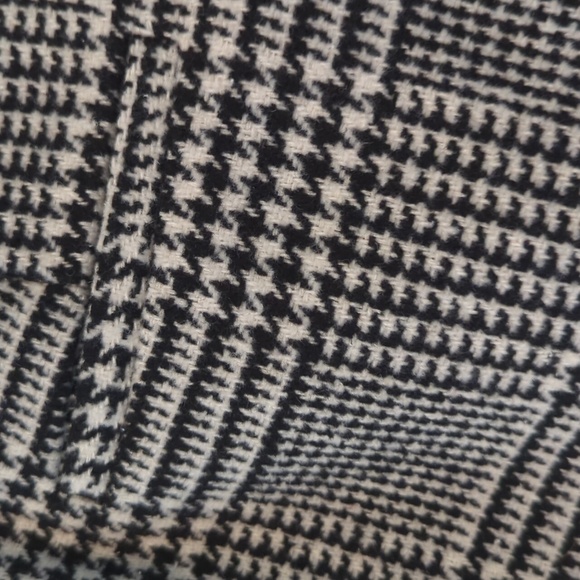 Dance & Marvel Black & White Houndstooth Fringed Pants - Picture 6 of 16